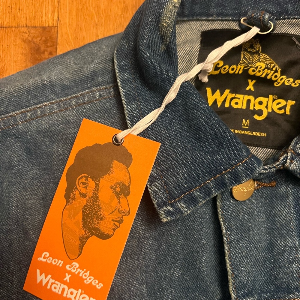Wrangler Men’s Denim jacket - Leon bridges new with tags - Picture 2 of 6